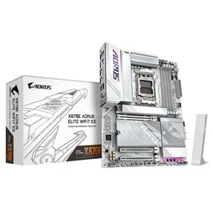 GIGABYTE X870E AORUS ELITE WIFI7 ICE DDR5 M.2 HDMI DP ATX AM5