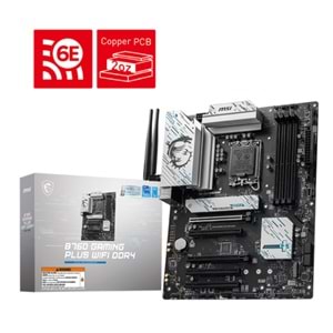 MSI B760 GAMING PLUS WIFI DDR4 M.2 ATX 1700p