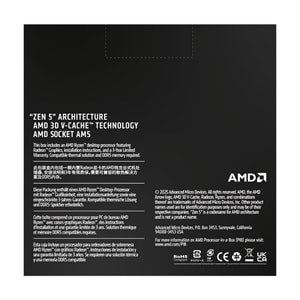 AMD RYZEN 9 9950X3D2 Dual Edition 4.30GHZ BOXWOF