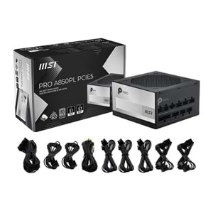 MSI PRO A850PL PCIE5 850W 80+ PLATINUM PSU
