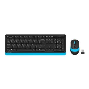 A4 TECH FG1010 Q 2.4 GHZ USB MAVİ KLAVYE+MOUSE KABLOSUZ SET