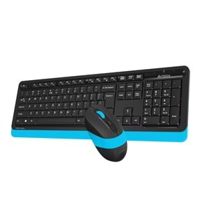 A4 TECH FG1010 Q 2.4 GHZ USB MAVİ KLAVYE+MOUSE KABLOSUZ SET