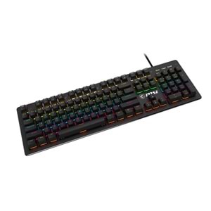 MSI FORGE GK300 RED SWITCH RGB MEKANIK GAMING KLAV