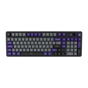 HAWK GAMING HK258GP KABLOSUZ GRI MOR GAMING KLAVYE
