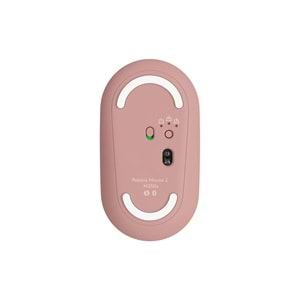 LOGITECH PEBBLE M350S PEMBE KABLOSUZ SESSİZ MOUSE 910-007014