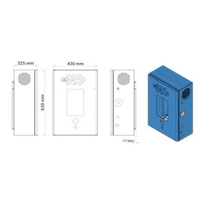 E 365 DC Duvar Tip 8 İnç Ekranlı MID Sayaçlı Tek Kablolu RFID 30kW Şarj İstasyonu (Bireysel ve Ticari Kullanıcı)