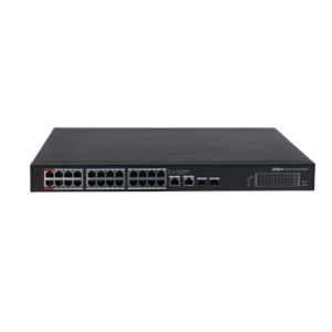 DAHUA PFS3228-24GT-360 24 PORT 24XGE-2XGE-2XGE/SFP 360W POE SWİTCH