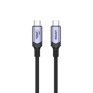 UNITEK TYPE-C HIZLI ŞARJ KABLOSU 2MT 240W (C14110GY-2M)