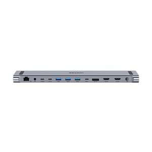 UNITEK UHUB15+ USB-C 4K BAGLANTI ISTASYONU (D1106AGY01)