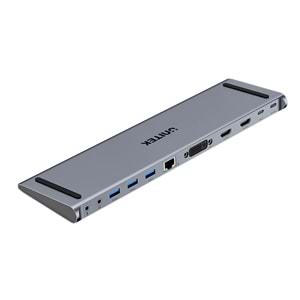 UNITEK UHUB11+ USB-C DISPLAYLINK 4K BAGLANTI ISTASYONU (D1147AGY01)
