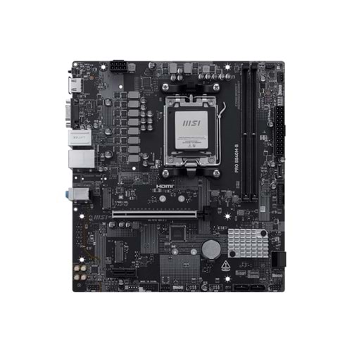 MSI PRO B840M-B AM5 DDR5 8000MHZ(OC) HDMI VGA 2X M.2 USB 5 GBS 2.5G LAN MATX