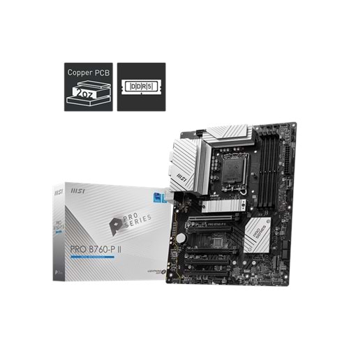 MSI PRO B760-P II DDR5 7000(OC) M.2 USB3.2 HDMI ATX 1700P