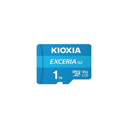 1TB KIOXIA EXCERIA G2 MICRO SDXC U3 V30 4K 100 MB/s LMEX2L001TG2