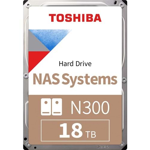 18TB TOSHIBA 7200RPM N300 SATA3 1024MB MN11ACA18TS