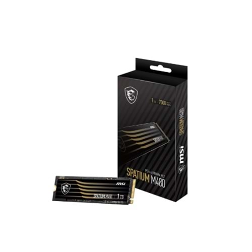 1TB MSI SSD SPATIUM M480 PRO PCIE 4.0 NVME M.2 7400/6000MB/s