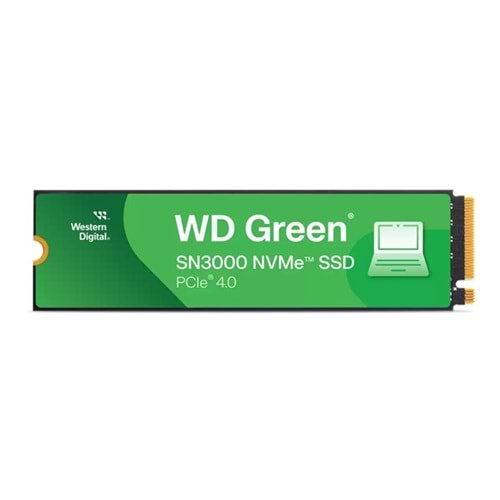 500GB WD GREEN M.2 NVMe SN3000 5000/4100MB/s WDS500G4G0E GEN4 SSD