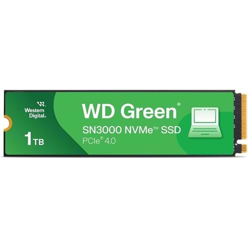 1TB WD GREEN M.2 NVMe SN3000 5000/4200MB/s WDS100T4G0E GEN4 SSD