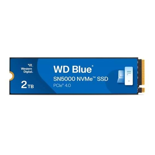 2TB WD BLUE M.2 NVMe SN5000 5150/4850MB/s WDS200T4B0E GEN4 SSD