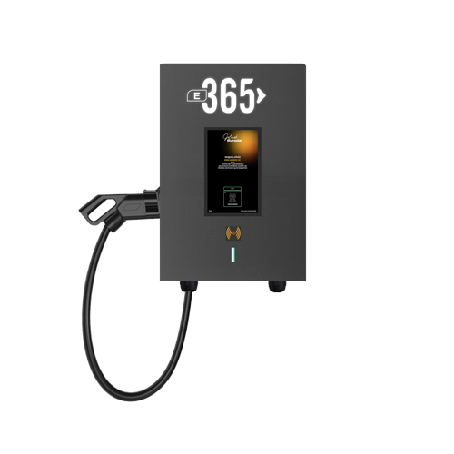 E 365 DC Duvar Tip 10 İnç Ekranlı Acrel Sayaçlı Tek Kablolu RFID 40kW Şarj İstasyonu (Bireysel ve Ticari Kullanıcı)