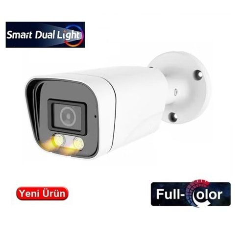 EZCOOL EZ-2405IPS 5 MP 3.6MM DUAL LİGHT POE IP BULLET KAMERA