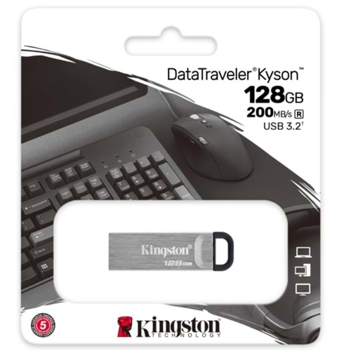 Kingston 128GB USB 3.2 Gen 1 DataTraveler Kyson