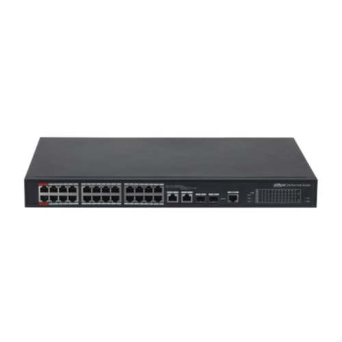 DAHUA PFS4226-24ET-360-V3 24 PORT 24XFE-2GE-2XSFP 360 W YÖNETİLEBİLİR POE SWİTCH