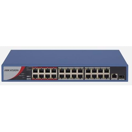 HIKVISION DS-3E0326P-E/M(B) 24xFE+1xGE-1GE/SPF 240W POE SWITCH