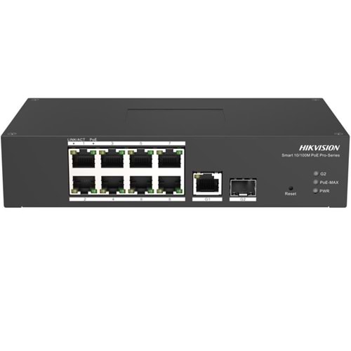 HIKVISION DS-3T1310P-SI/HS 8XFE+1XGE RJ45 110W POE SWİTCH