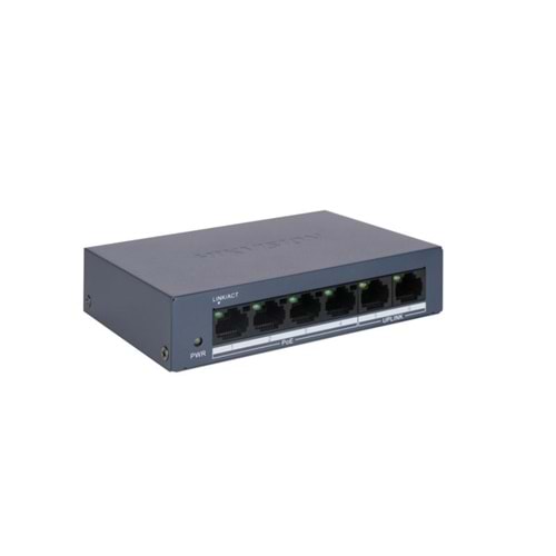HIKVISION DS-3E0106MP-E/M 4XFE+2XFE RJ45 45W PORT SWİTCH