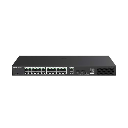 RUİJİE-REYEE RG-ES228GS-P 28 PORT 24XGE-2XGE/SFP 370W POE SWİTCH