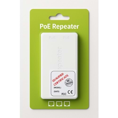 EZCOOL EZ-102JL 1 GİRİŞ 2 ÇIKIŞ POE REPEATER (ÇOKLAYICI)