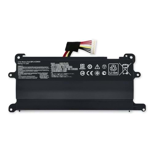 RETRO Asus ROG G752V, A32N1511 Notebook Bataryası - Ver.1 (6 Cell)