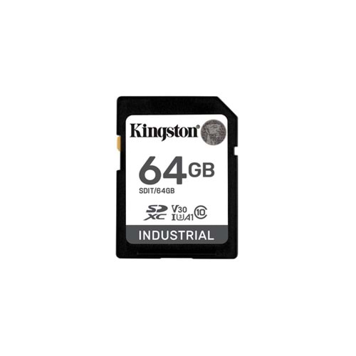 64GB SDHC Industrial -40C to 85C C10 UHS-I U3 V30 A1 pSLC