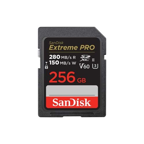 SanDisk Extreme PRO 256GB V60 SD cards