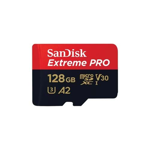 SanDisk Extreme Pro microSD UHS I Card 128GB for 4K on SmartP, Cam Drones 200MB/s R, 90MB/s W