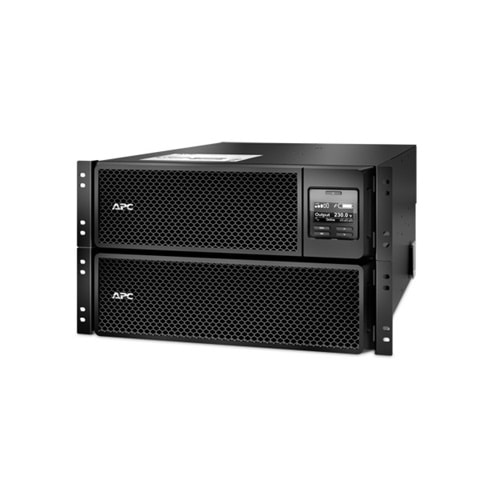 APC Smart-UPS On-Line, 10kVA/10kW, Rackmount 6U, 230V/400V, 6x C13+4x C19 IEC outlets, Network Card+SmartSlot, Extended runtime, W/