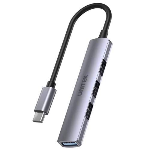 UNITEK TYPE-C TO 4 PORT USB HUB (USB3.0 + 3xUSB2.0) (H1208B)
