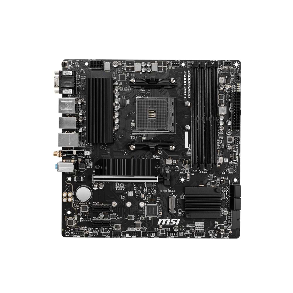 MSI B550M PRO-VDH WIFI DDR4 4400(OC) HDMI MATX AM4