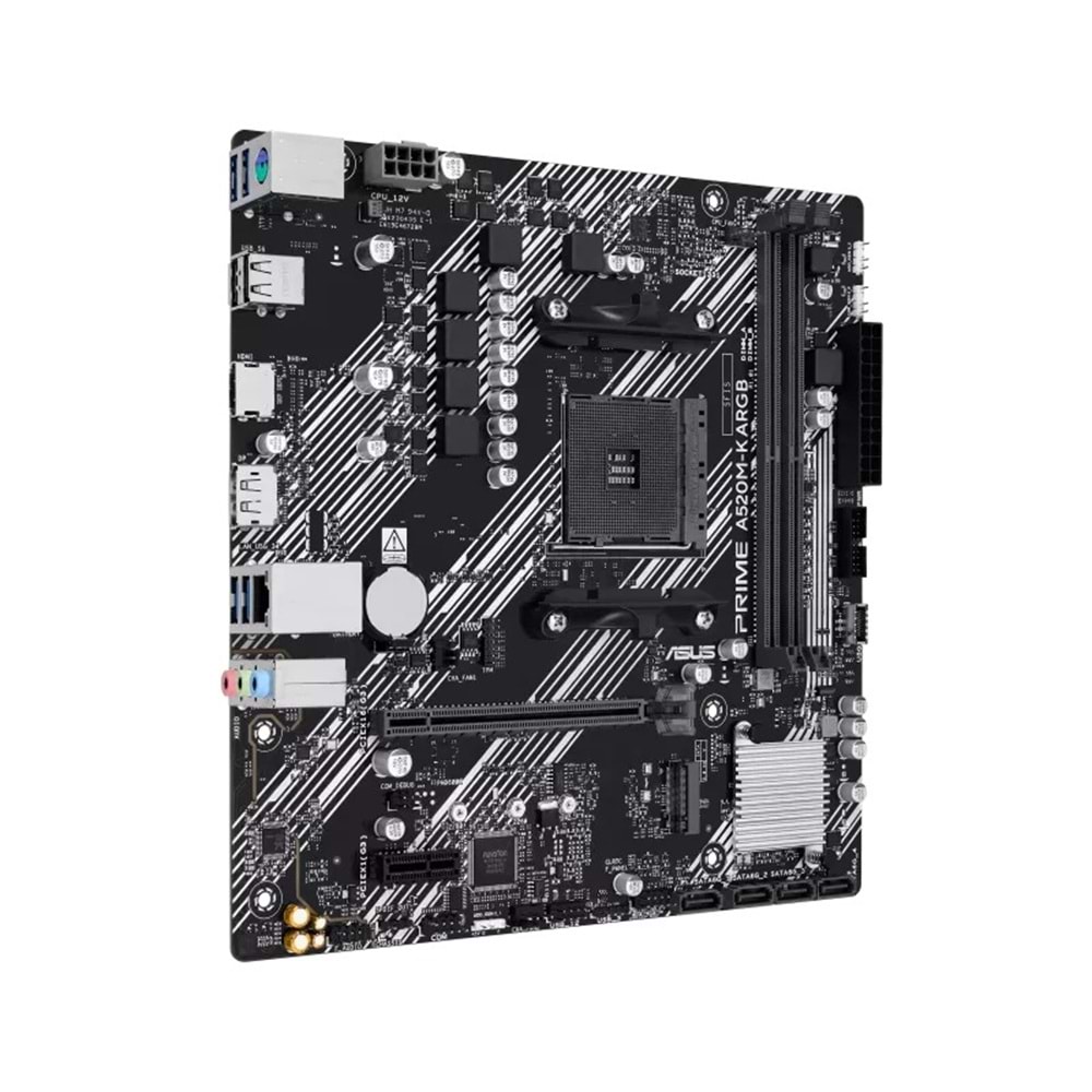 ASUS PRIME A520M-K ARGB DDR4 5100MHz mATX AM4