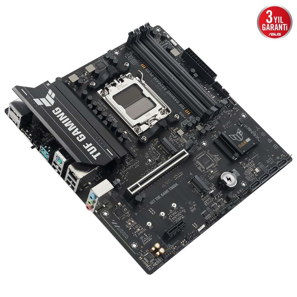 ASUS TUF GAMING A620AM-PLUS 7600MHZ(OC) DDR5 2xDP HDMI ÇİFT M2 USB3.2 AURA RGB 2.5GBİT LAN mATX