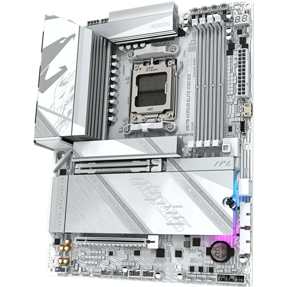 GIGABYTE X870 A ELITE X ICE AMD ANAKART