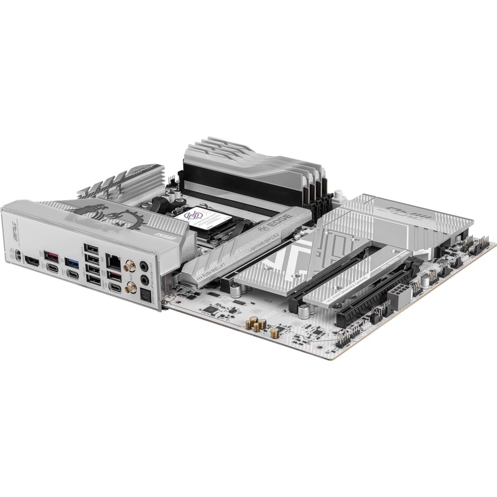 MSI MPG B850 EDGE TI WIFI AM5 DDR5 8400MHZ(OC) HDMI 4x M.2 USB 10Gbs 5G LAN WI-FI 7 ATX