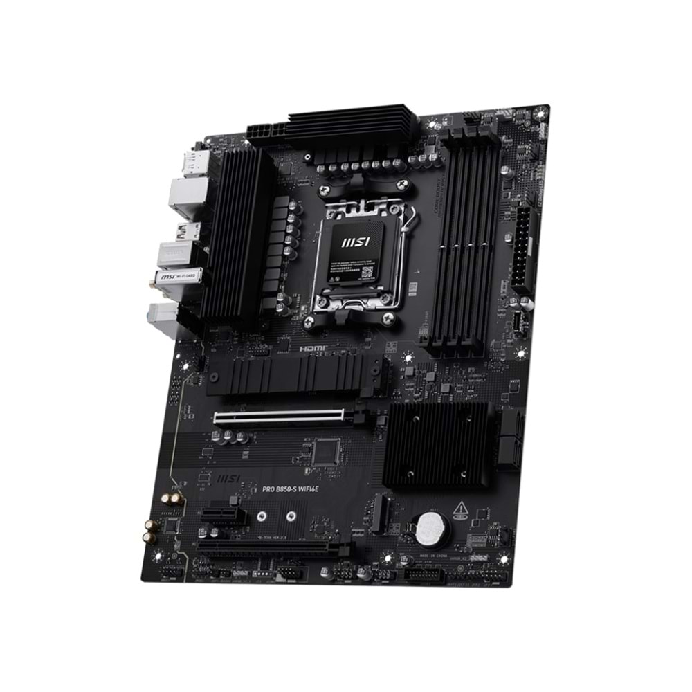 MSI PRO B850-S WIFI6E AMD B850 SOKET AM5 DDR5