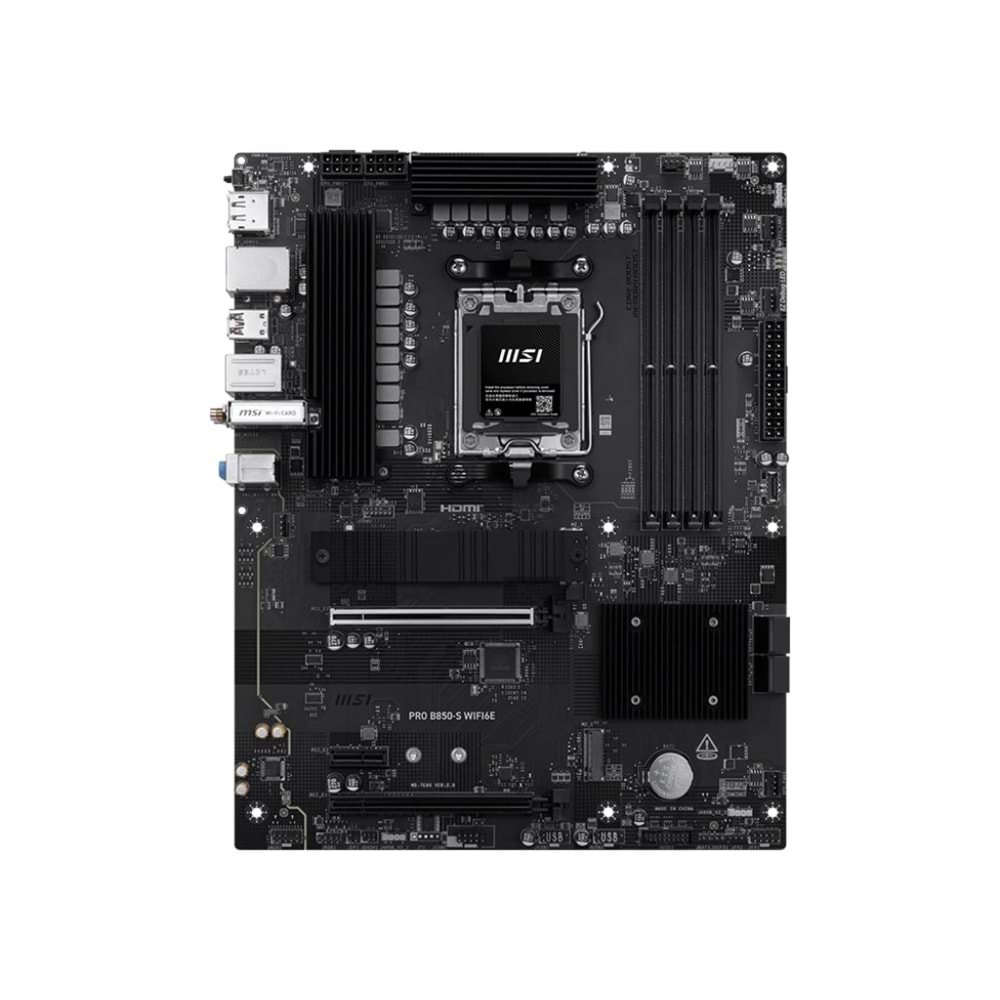 MSI PRO B850-S WIFI6E AMD B850 SOKET AM5 DDR5