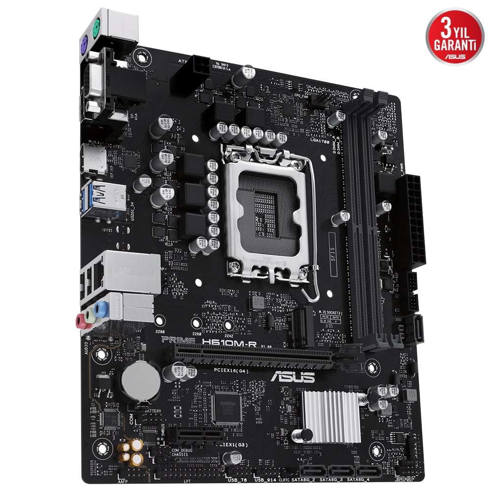 ASUS PRIME H610M-R D5-SI DDR5 3200(OC) MATX 1700P