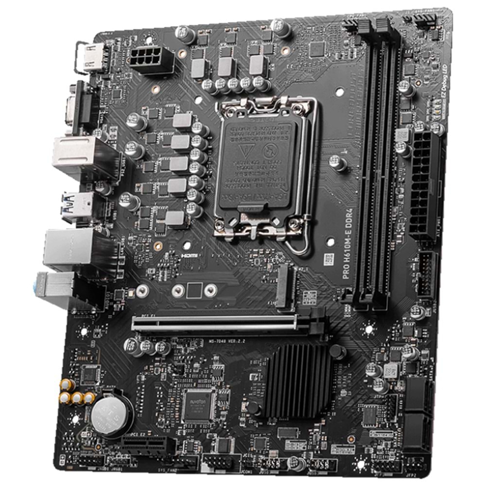 MSI PRO H610M-E DDR4 3200MHZ mATX 1700p