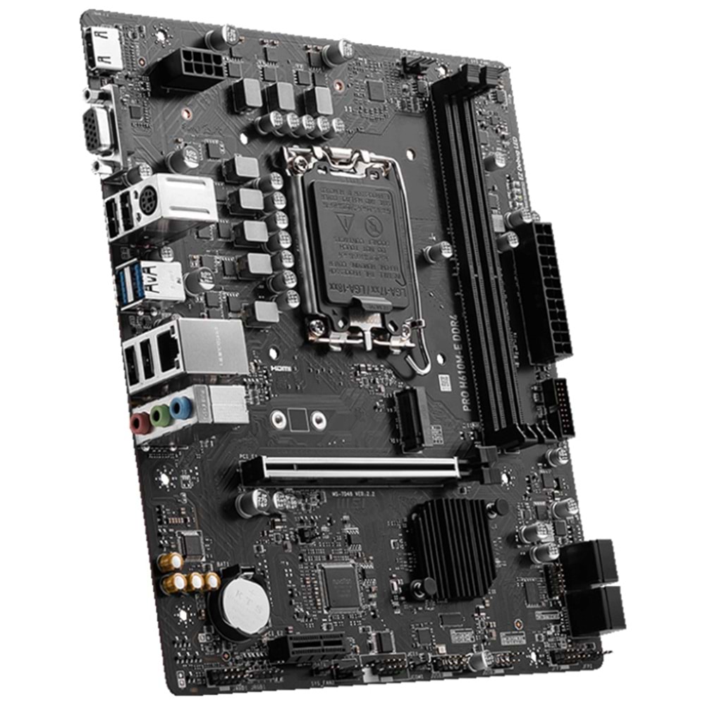 MSI PRO H610M-E DDR4 3200MHZ mATX 1700p