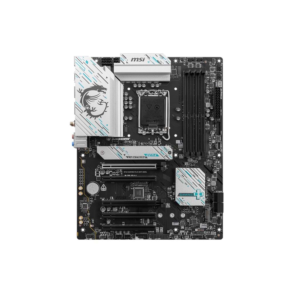 MSI B760 GAMING PLUS WIFI DDR4 M.2 ATX 1700p