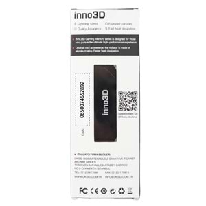 16GB DDR5 INNO3D 5600MHz CL46 I3D5U16GC4656MM-H UDIMM SOĞUTUCULU