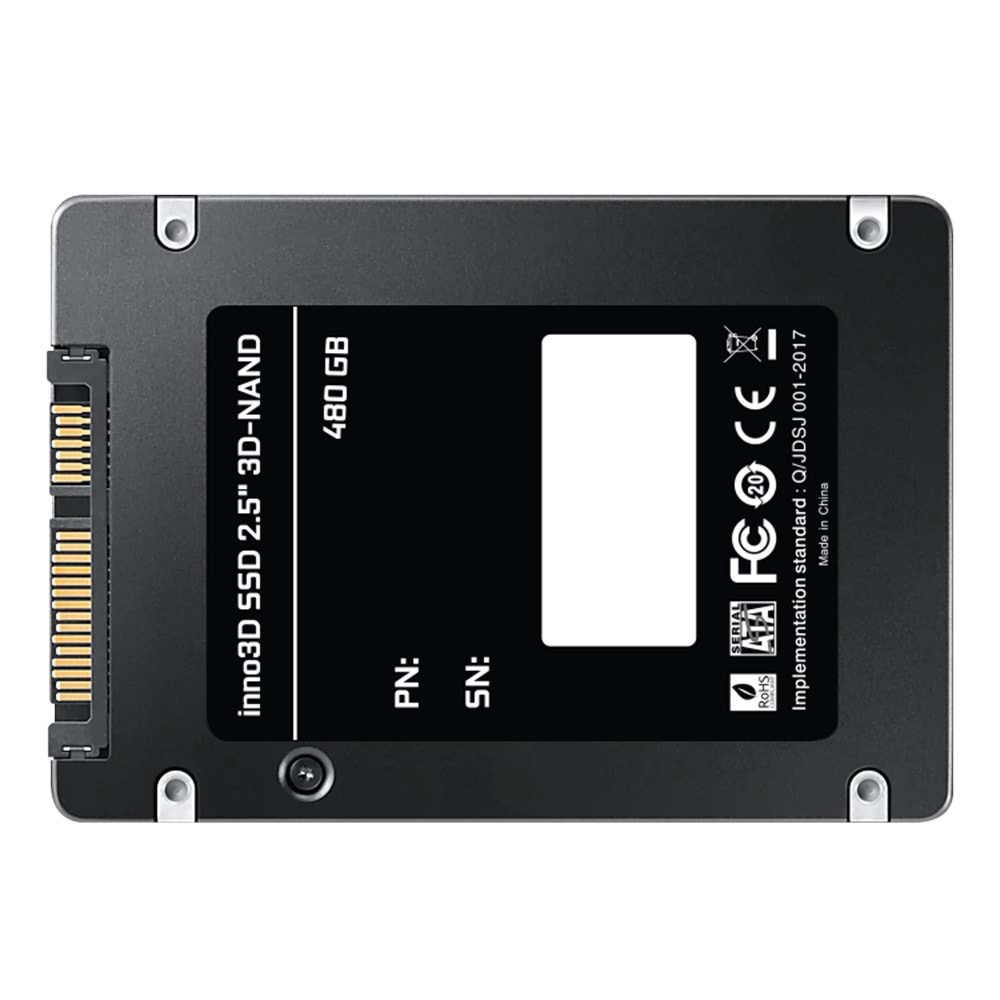 480GB INNO3D 3D-NAND SSD 510/480MB/s